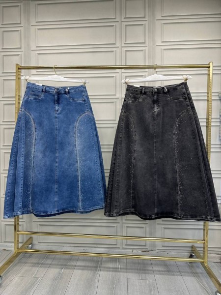 Женская Джинсовая Юбка Miss Renna (Большие размеры)