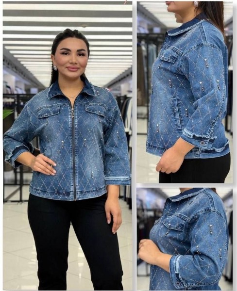 Женская Джинсовка Trieste (Большие размеры) 