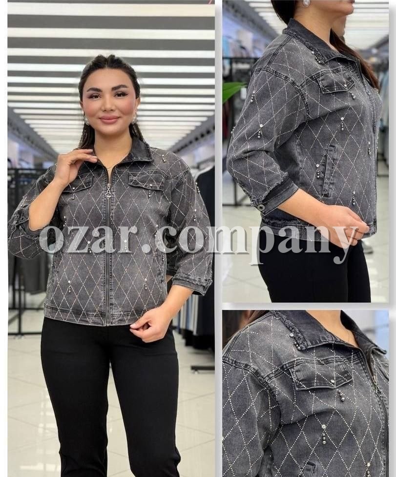 Женская Джинсовка Trieste (Большие размеры) 