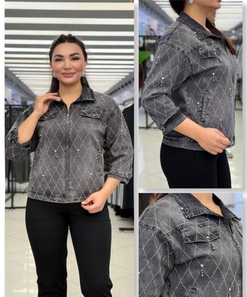 Женская Джинсовка Trieste (Большие размеры) 