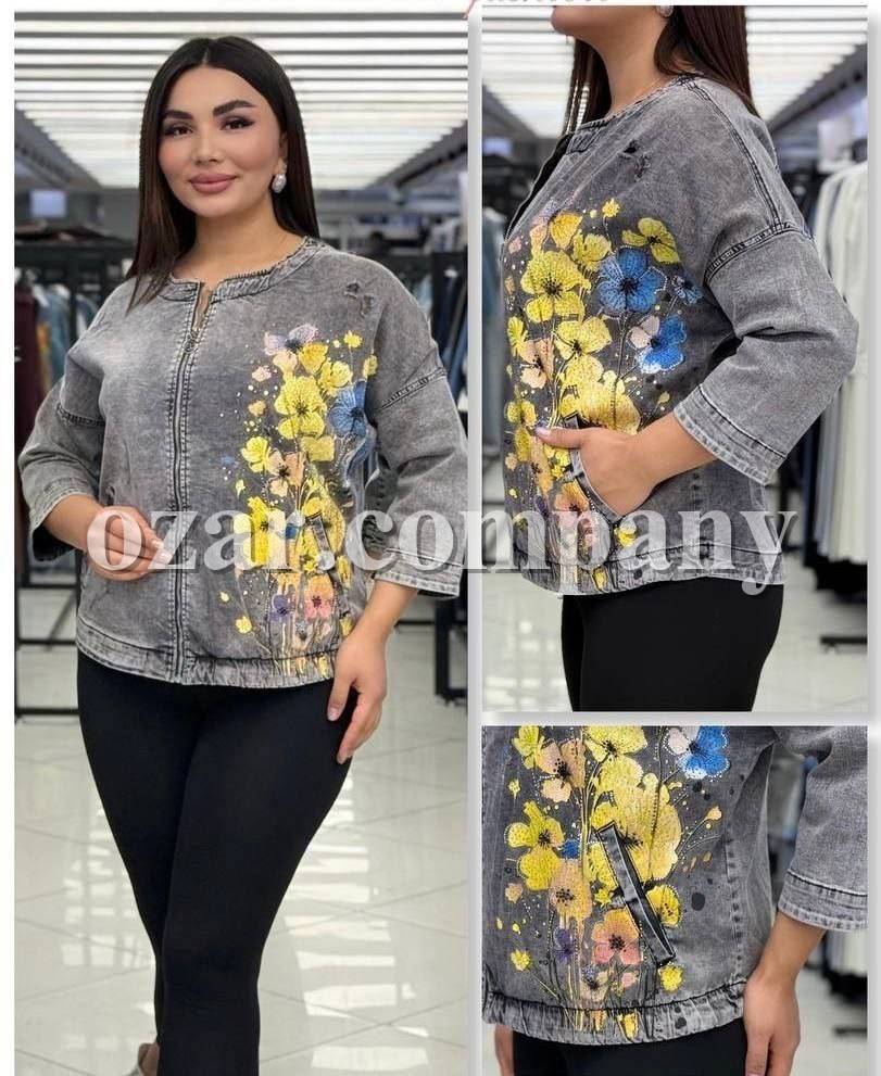 Женская Джинсовка Trieste (Большие размеры) 