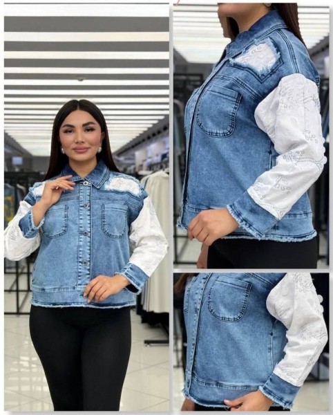 Женская Джинсовка Trieste (Большие размеры) 