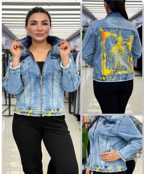 Женская Джинсовка Trieste (Большие размеры) 