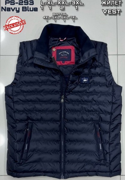 Мужская Жилетка Paul&Shark (Большие размеры) 