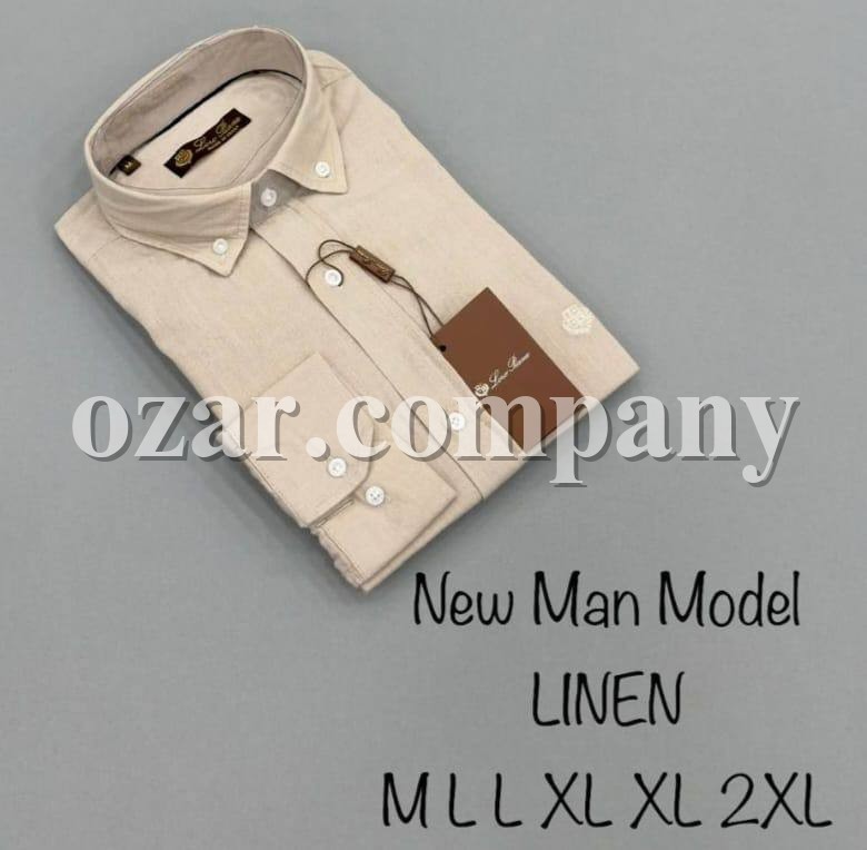 Мужская Льняная Рубашка Loro Piana