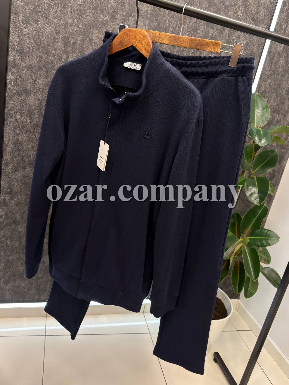 Мужской Спортивный Костюм Hermes (Большие размеры)