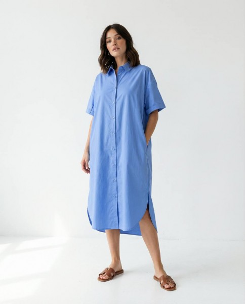 Женское Платье-Рубашка Fame