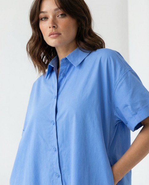 Женское Платье-Рубашка Fame