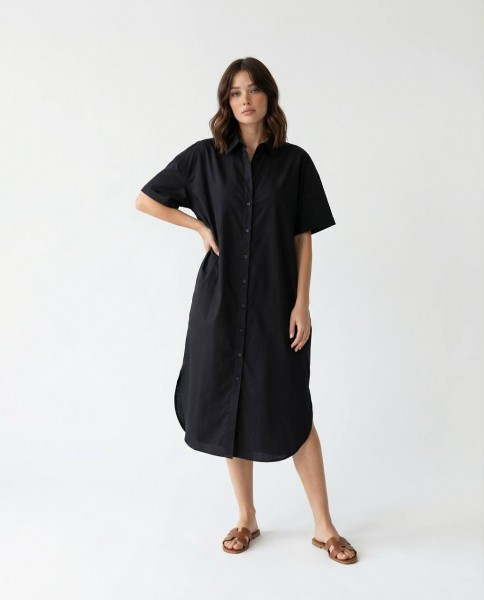 Женское Платье-Рубашка Fame