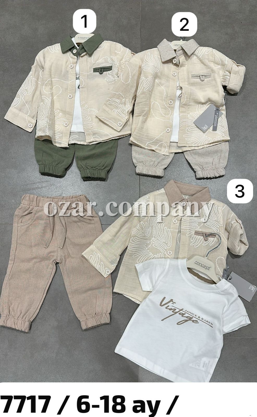 Костюм Тройка Для Мальчика Concept (6-9-12-18мес.)