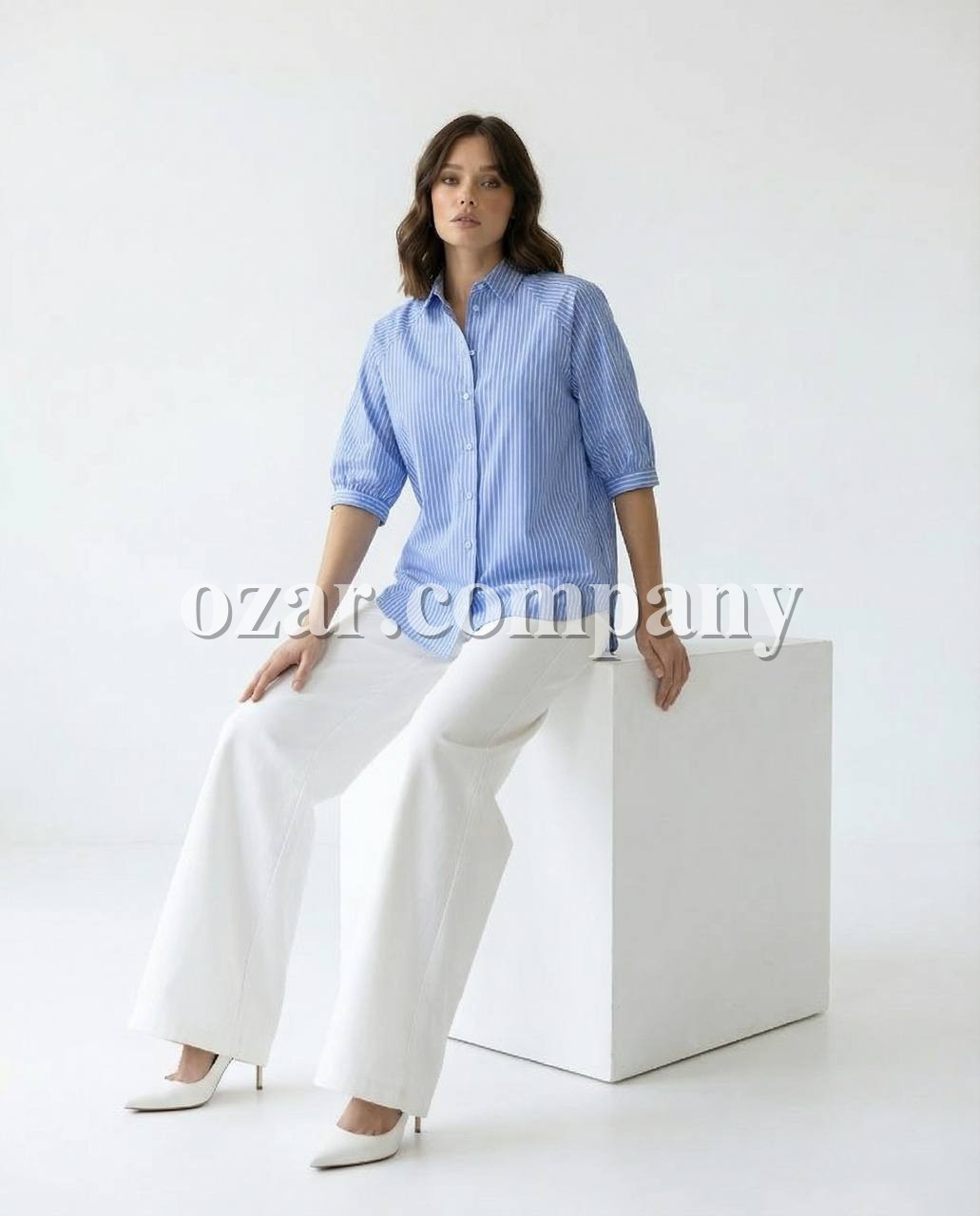 Женское Рубашка Fame