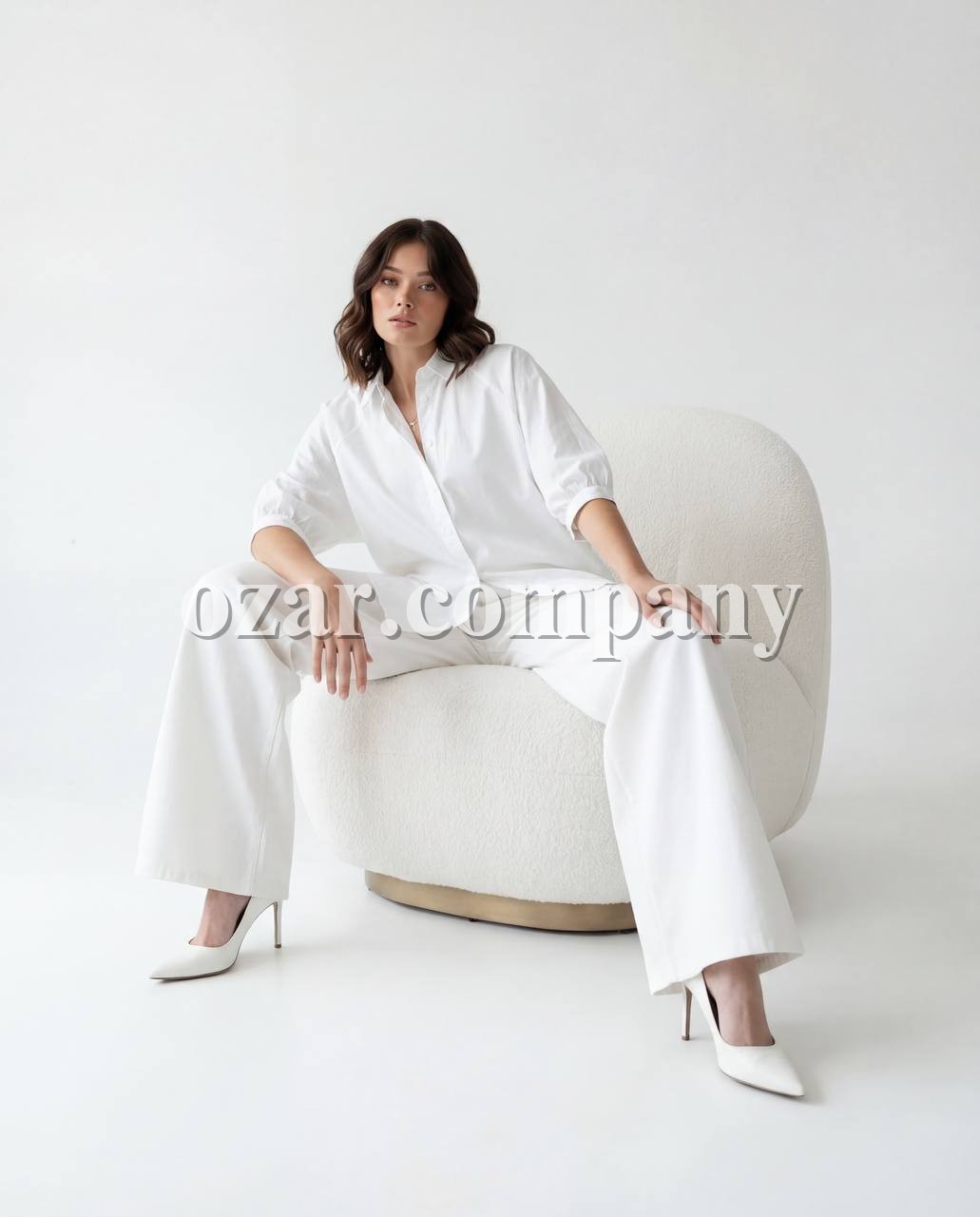 Женское Рубашка Fame