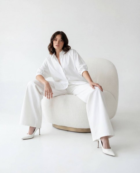 Женское Рубашка Fame