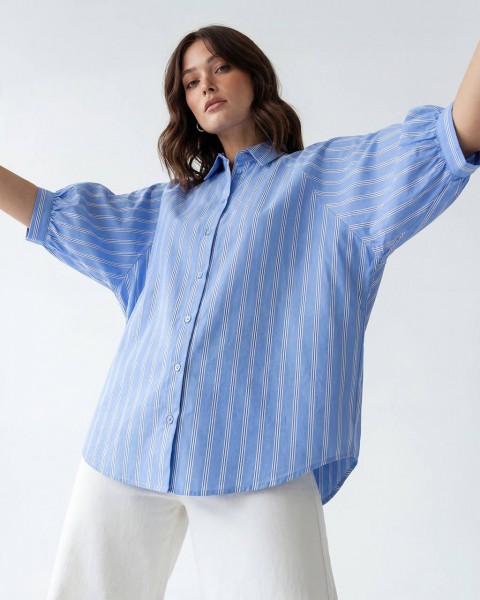 Женское Рубашка Fame