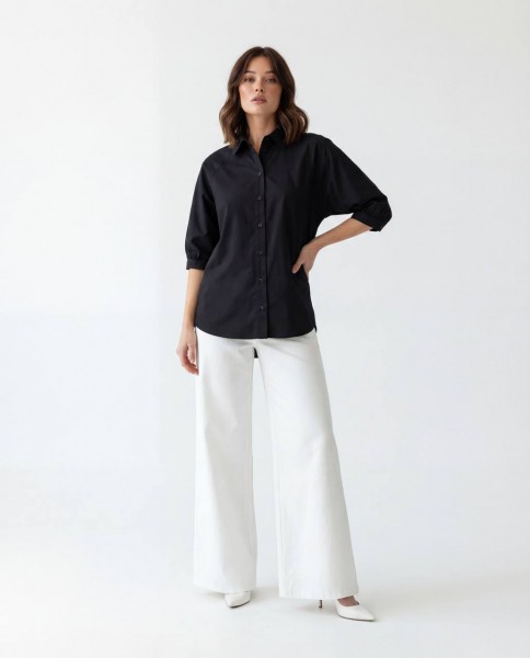 Женское Рубашка Fame