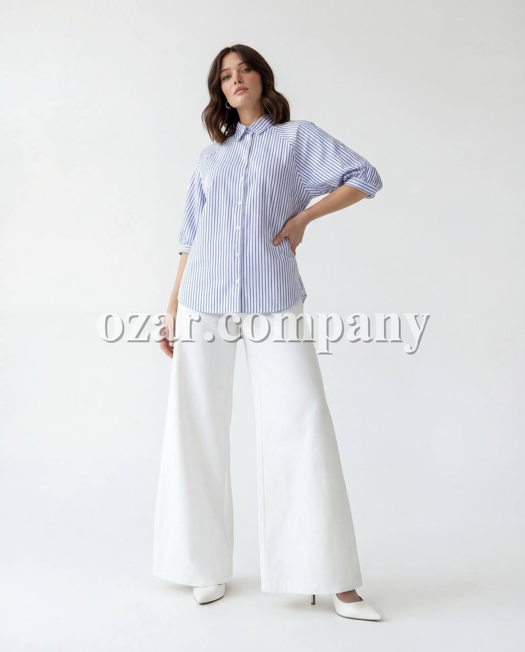 Женское Рубашка Fame