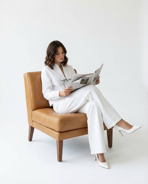 Женское Рубашка Fame