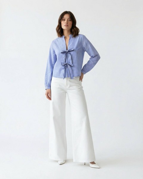 Женское Рубашка Fame