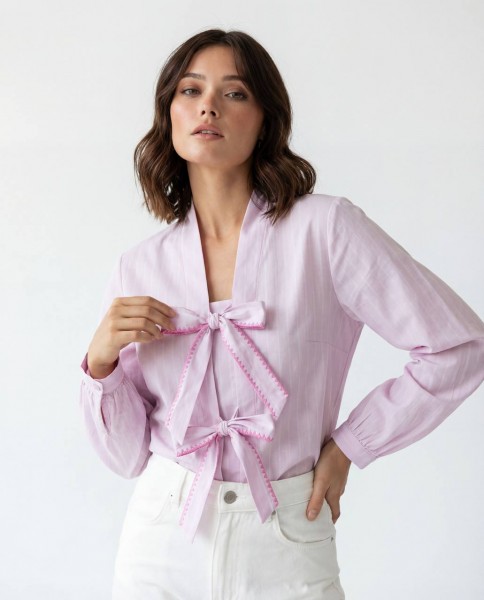 Женское Рубашка Fame