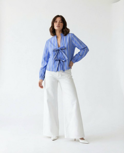 Женское Рубашка Fame