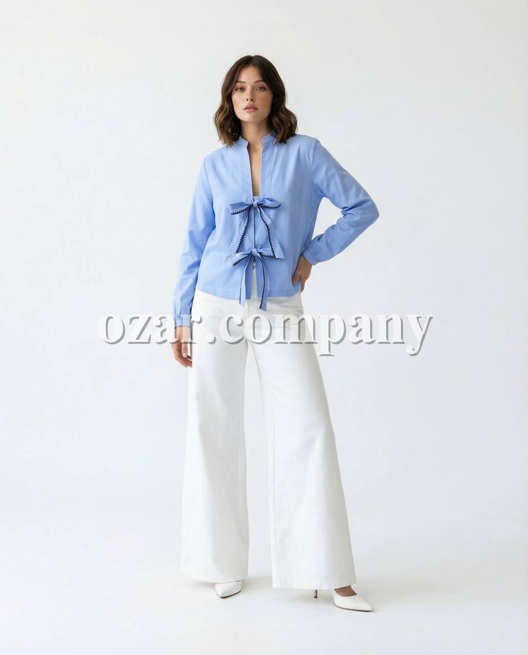 Женское Рубашка Fame