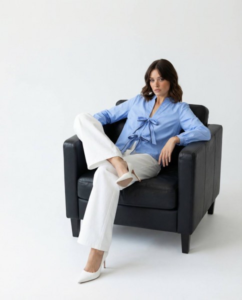 Женское Рубашка Fame