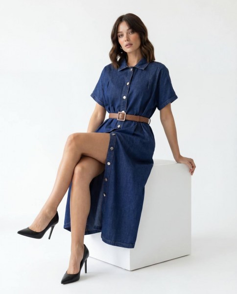 Женский Джинсовый Сарафан Fame