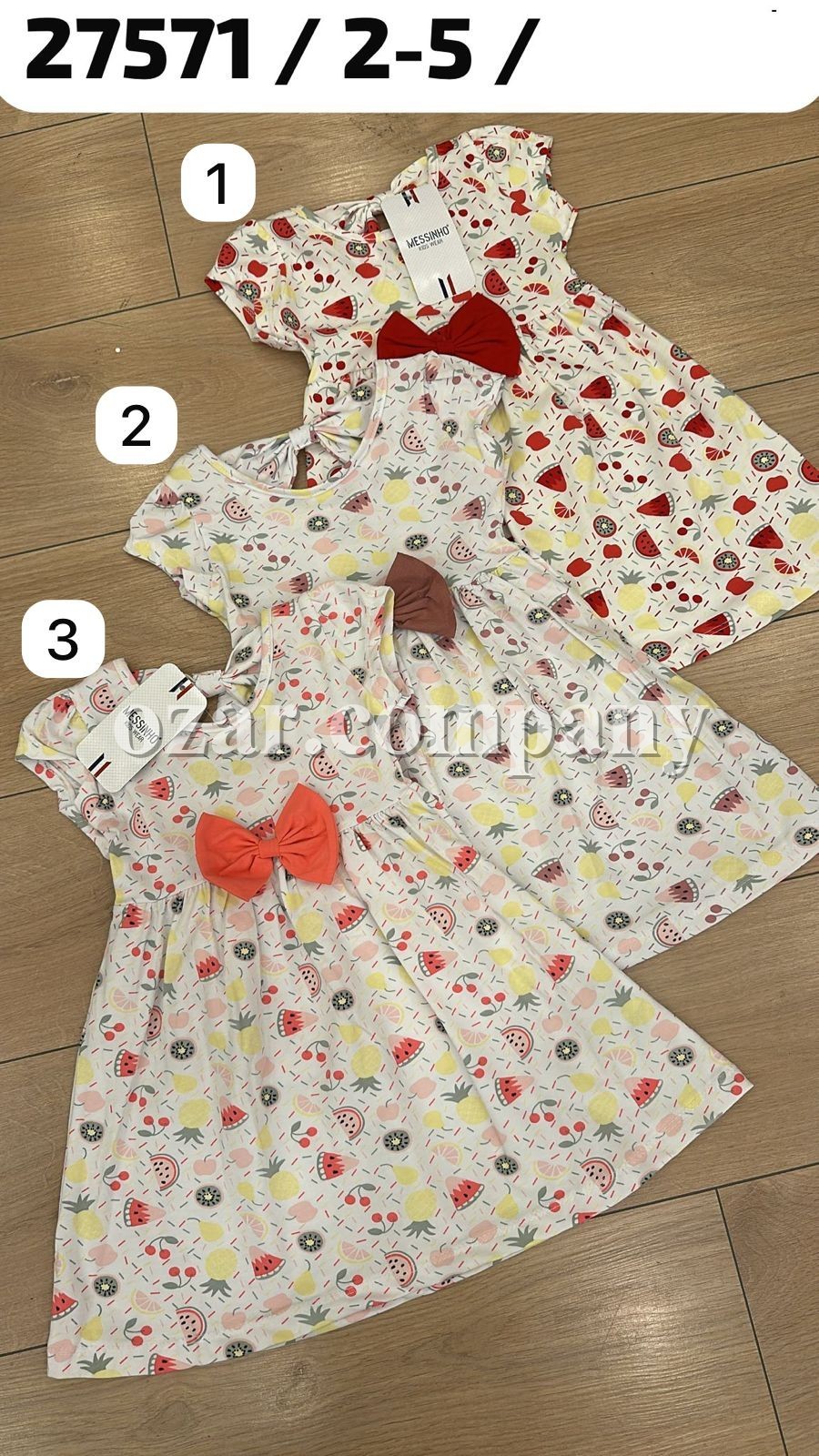 Платье Для Девочки Messinho (2-3-4-5лет)