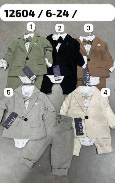 Костюм Тройка Для Мальчика Terry (6-12-18-24мес.)