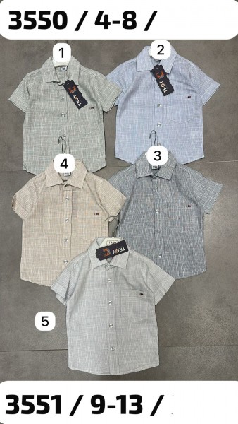 Рубашка Для Мальчика Troy (9-10-11-12-13лет) 