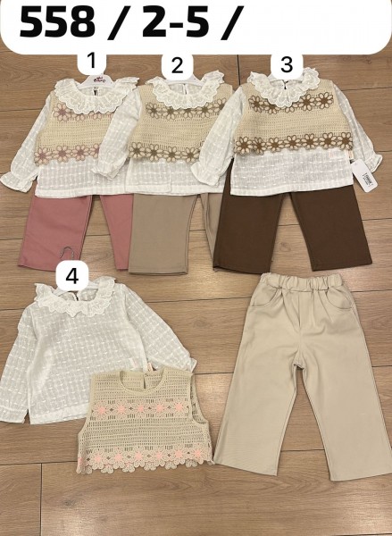 Костюм Тройка Для Девочки Mini Clup (2-3-4-5лет)