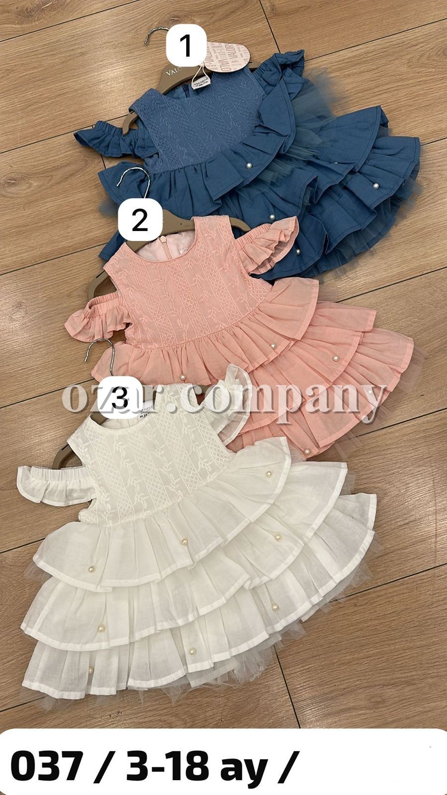 Платье Для Девочки Valorya (3-6/6-9/9-12/12-18мес.)