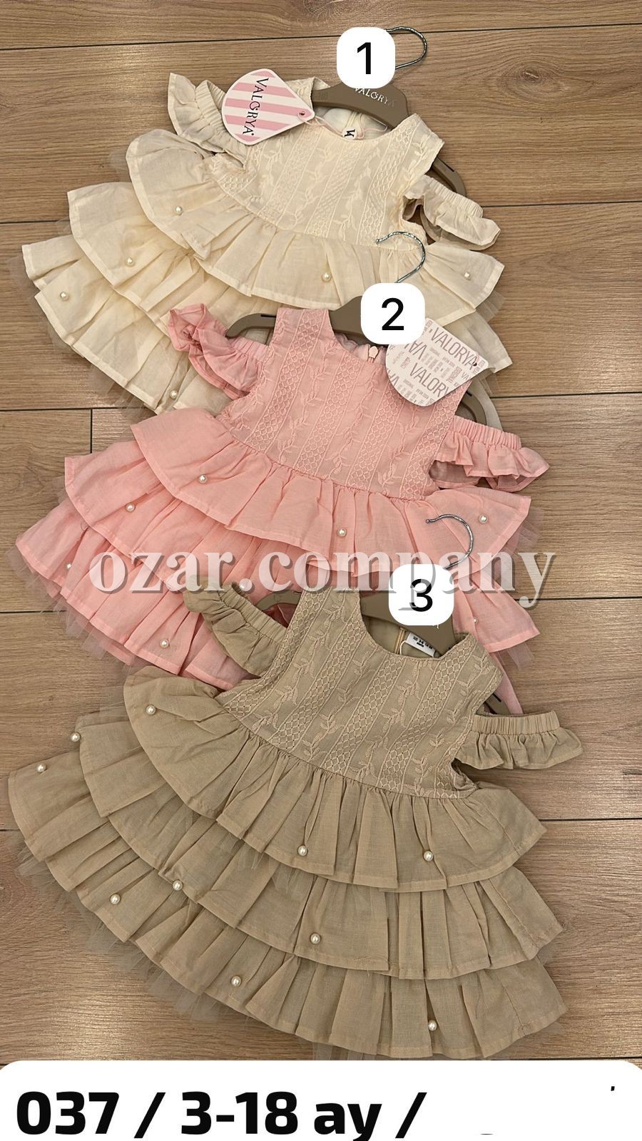 Платье Для Девочки Valorya (3-6/6-9/9-12/12-18мес.)