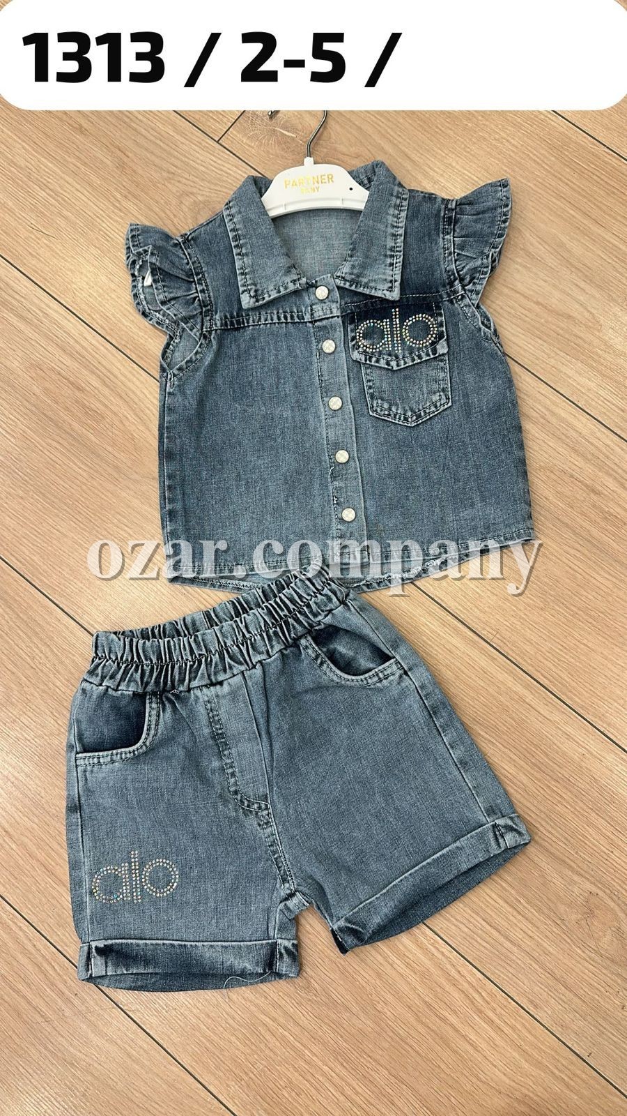 Джинсовый Костюм Для Девочки Partner (2-3-4-5лет)