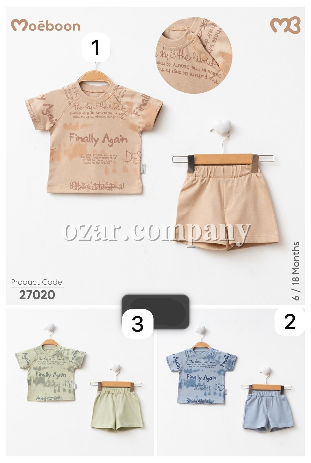 Костюм Для Мальчика Moeboon (6-9-12-18мес.)