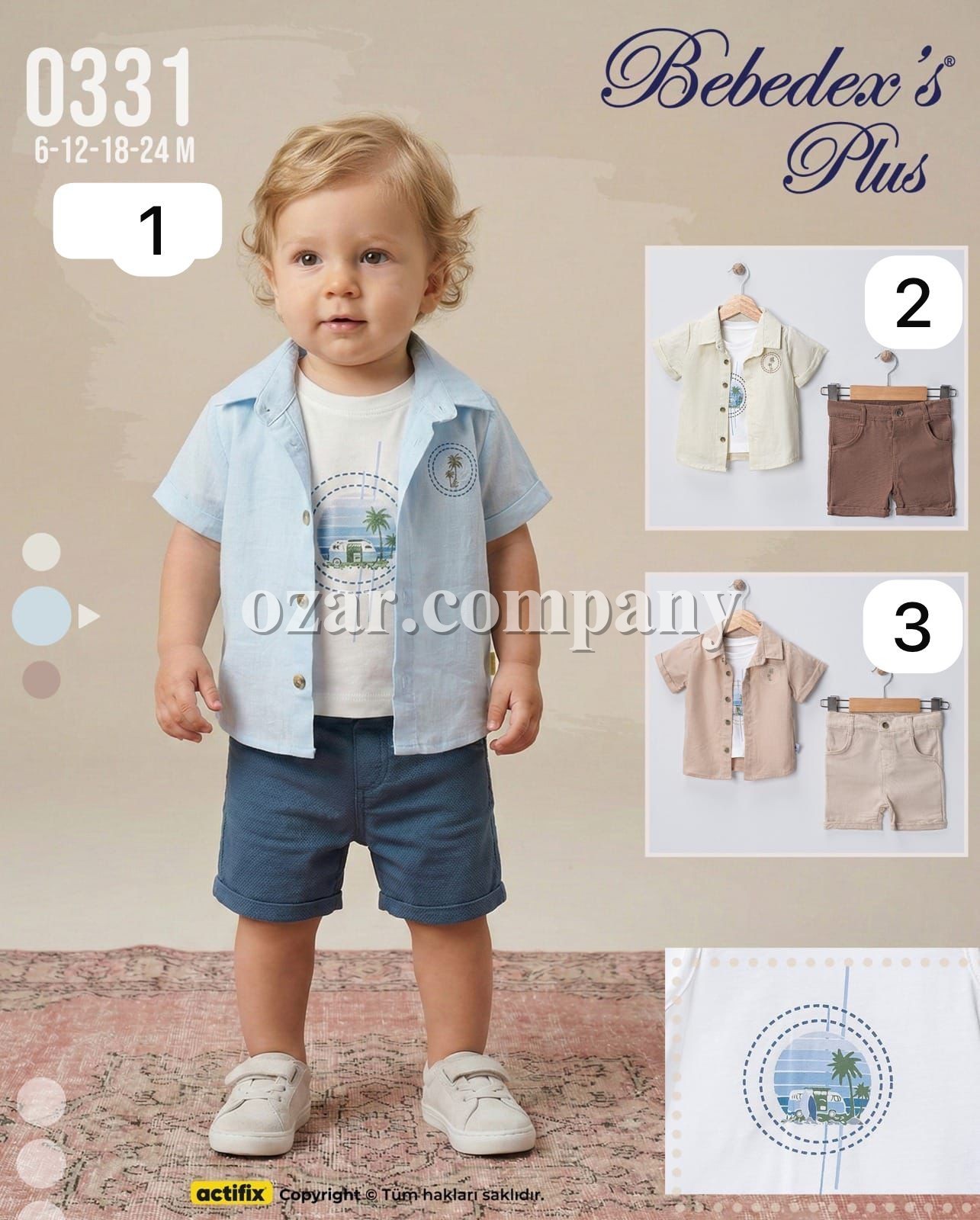 Костюм Тройка Для Мальчика Bebedexs (6-12-18-24мес.)