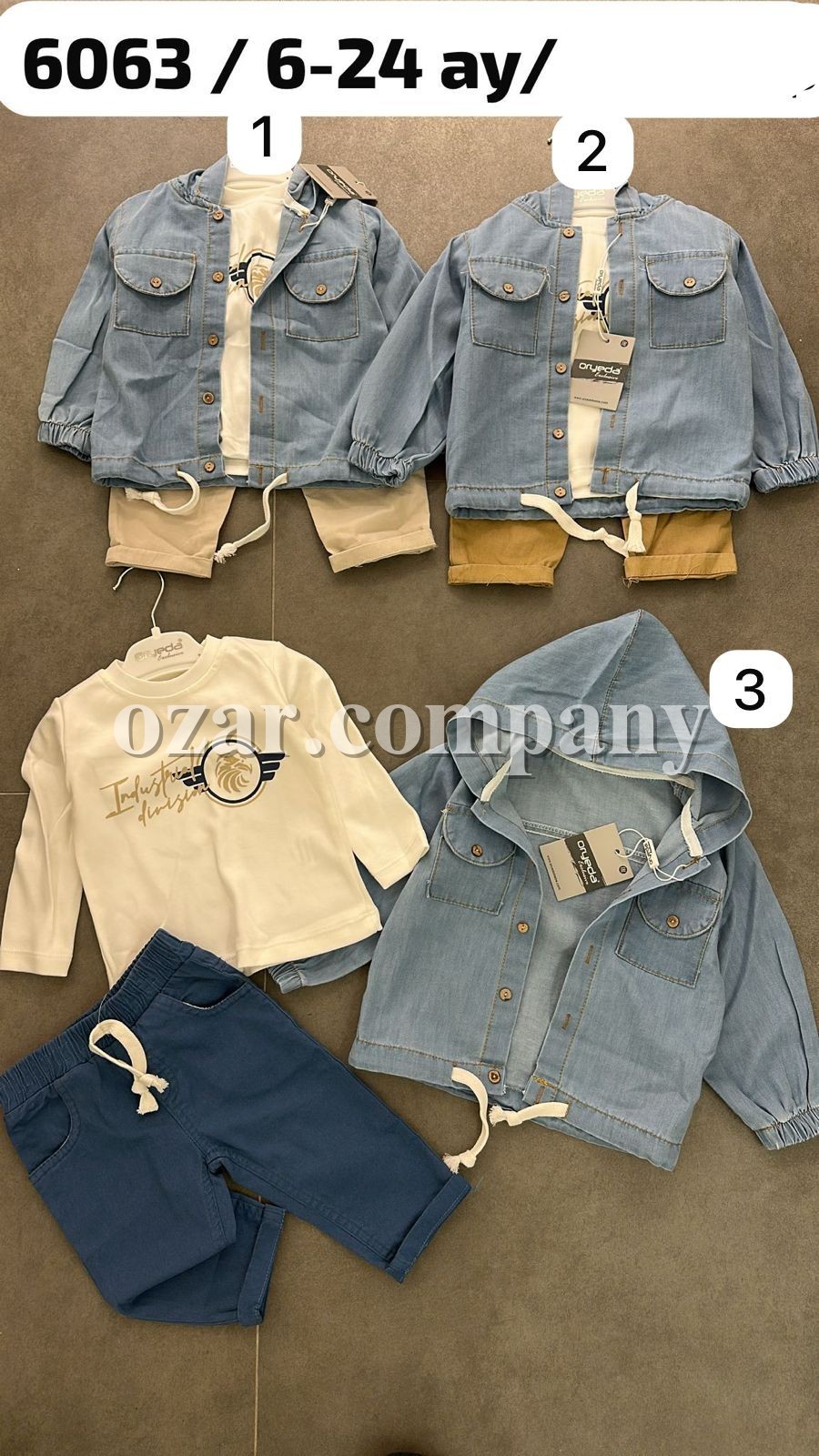 Костюм Тройка Для Мальчика Oryeda (6-12-18-24мес.)