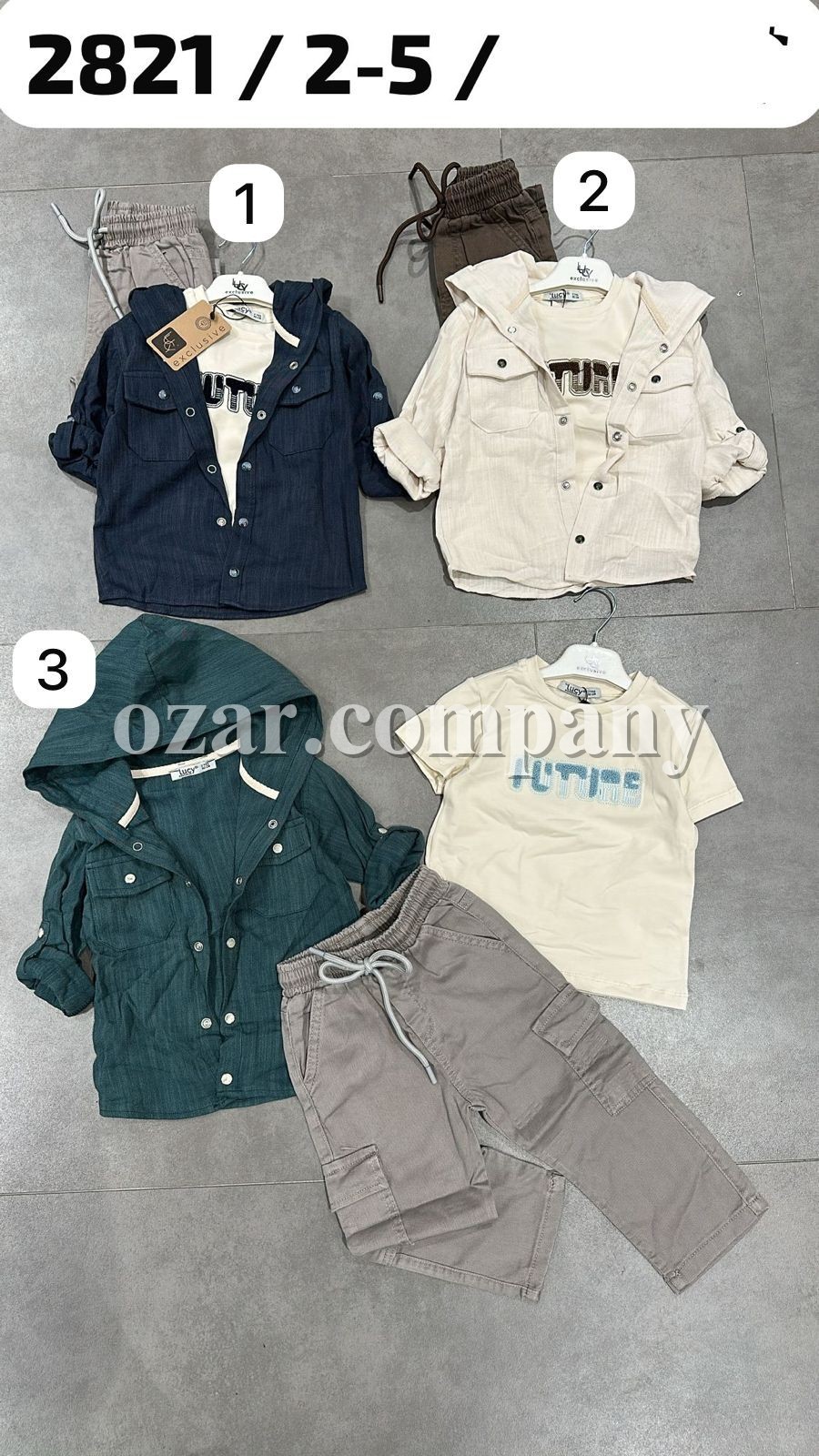 Костюм Тройка Для Мальчика Lucy (2-3-4-5лет)