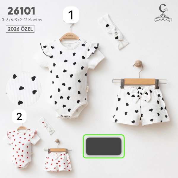 Комплект Для Девочки Cosay (3-6/6-9/9-12мес.)