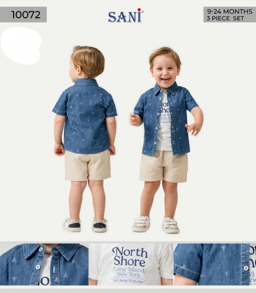 Костюм Тройка Для Мальчика Sani (9-12-18-24мес.)