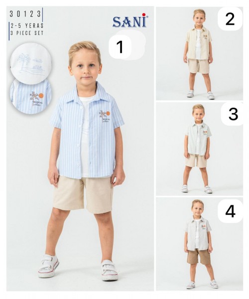 Костюм Тройка Для Мальчика Sani (2-3-4-5лет)