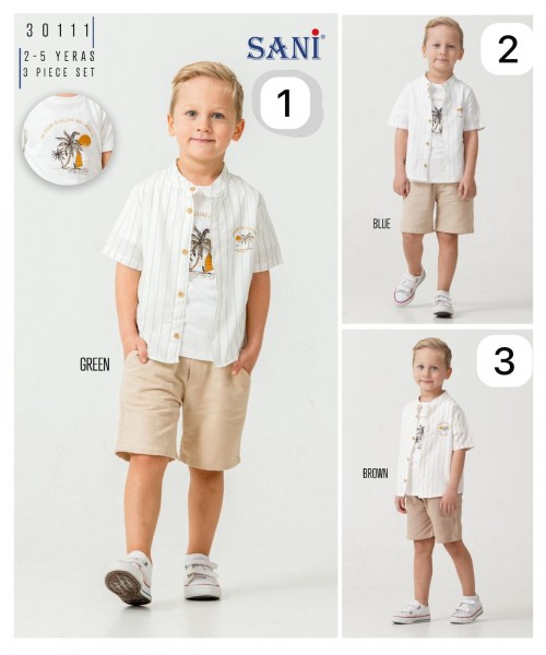 Костюм Тройка Для Мальчика Sani (2-3-4-5лет)
