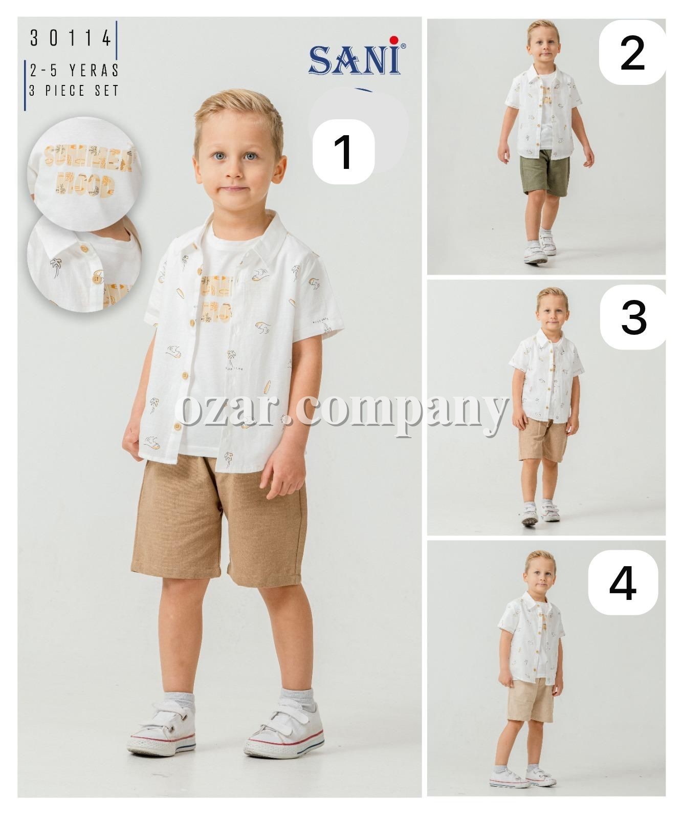 Костюм Тройка Для Мальчика Sani (2-3-4-5лет)