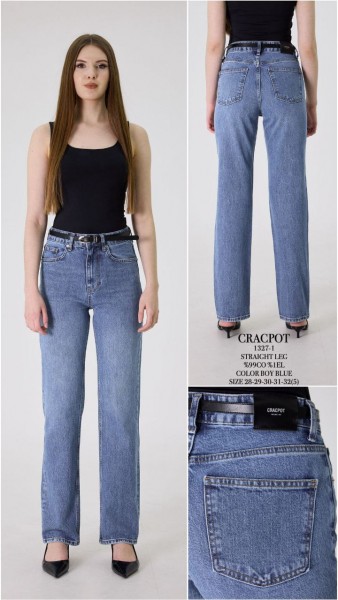Женские Джинсы Cracpot (Полубатал)