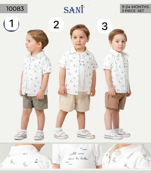 Костюм Тройка Для Мальчика Sani (9-12-18-24мес.)