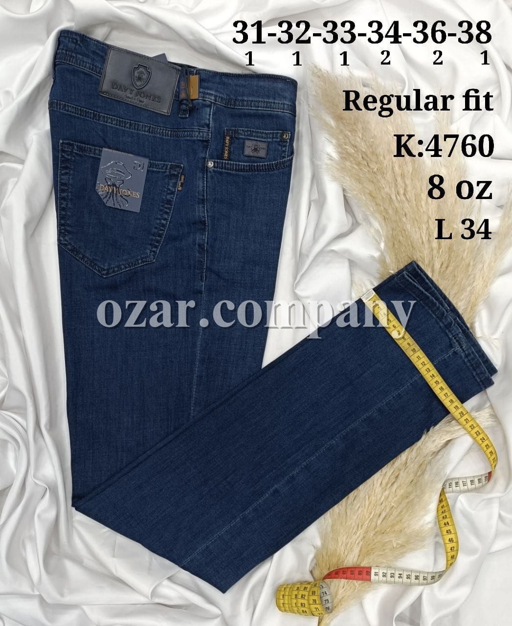 Мужские Джинсы Davy Jones