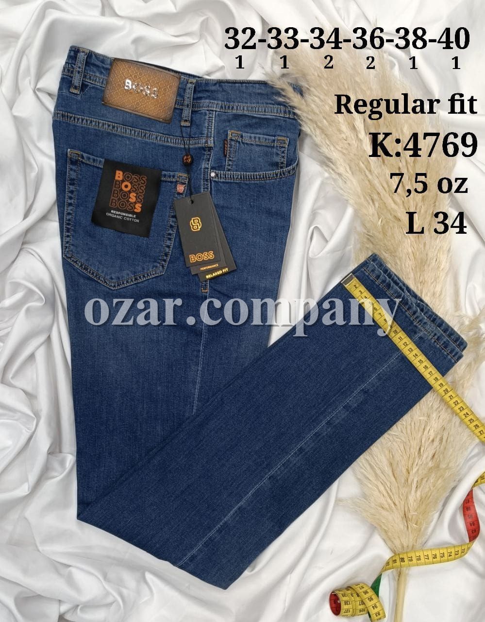 Мужские Джинсы Boss