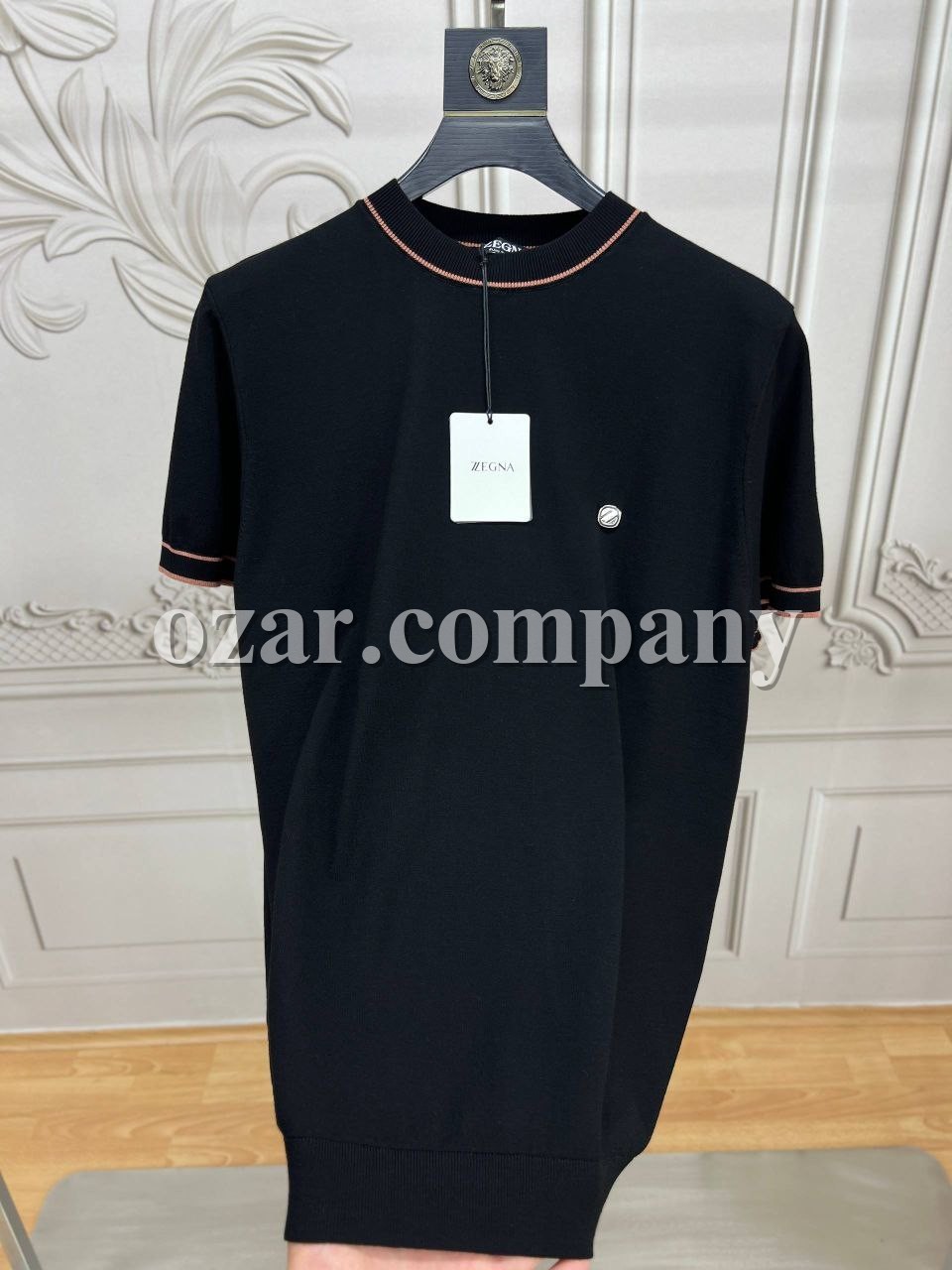 Мужская Трикотажная Футболка Zegna