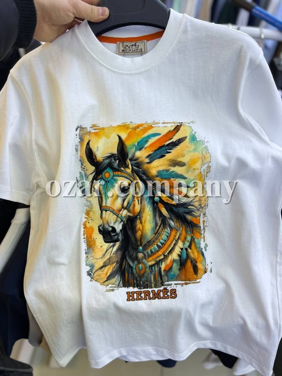 Мужская Футболка Hermes