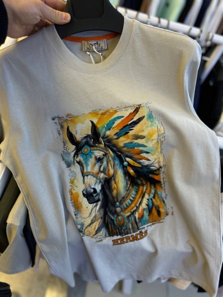 Мужская Футболка Hermes